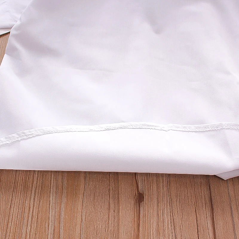 Lapel Pocket Design Infant Shirt Summer New Boys' Baby Short Sleeve Shirt Solid Color Boy Children'S Clothing