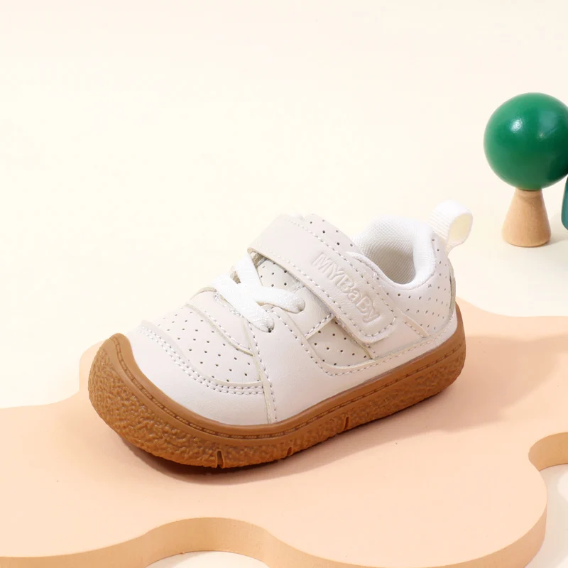 Baby Shoes High Quality Toddler 1-5 Years Rubber Sole Anti-slip Soft PU for Boys and Girls Spring and Autum Style Ooydoor BM06