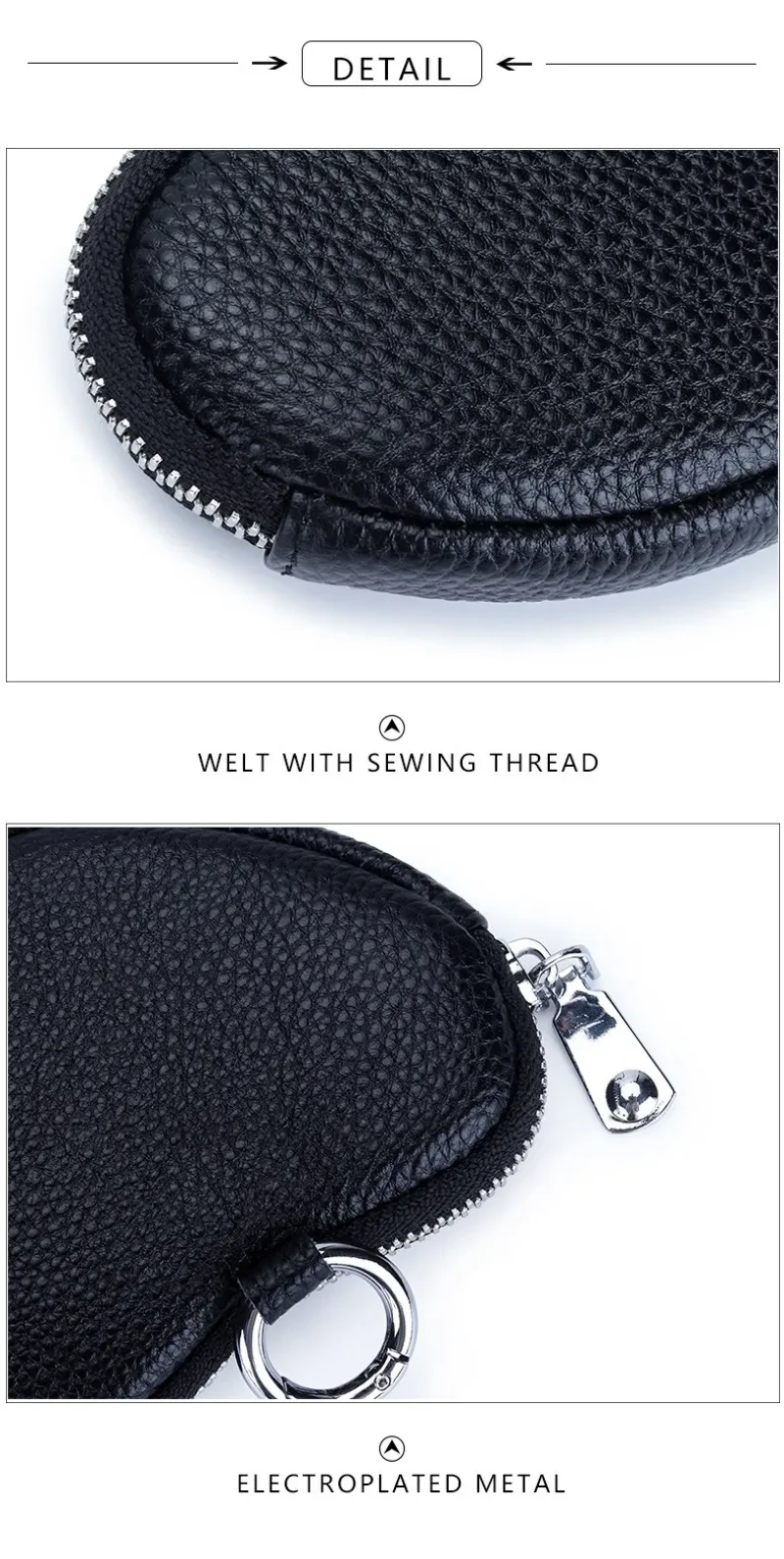 Coin Purse for Women Change Purses Small Cow Leather Cosmetic Bag Pocket Heart Makeup Organizer Jewelry Travel Case for Girls