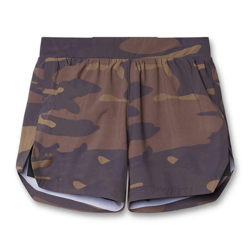 Summer Sports Shorts Fashion Brand Quick Dry Double Layer Casual Shorts Men's Outdoor Running Fitness Basketball Pants