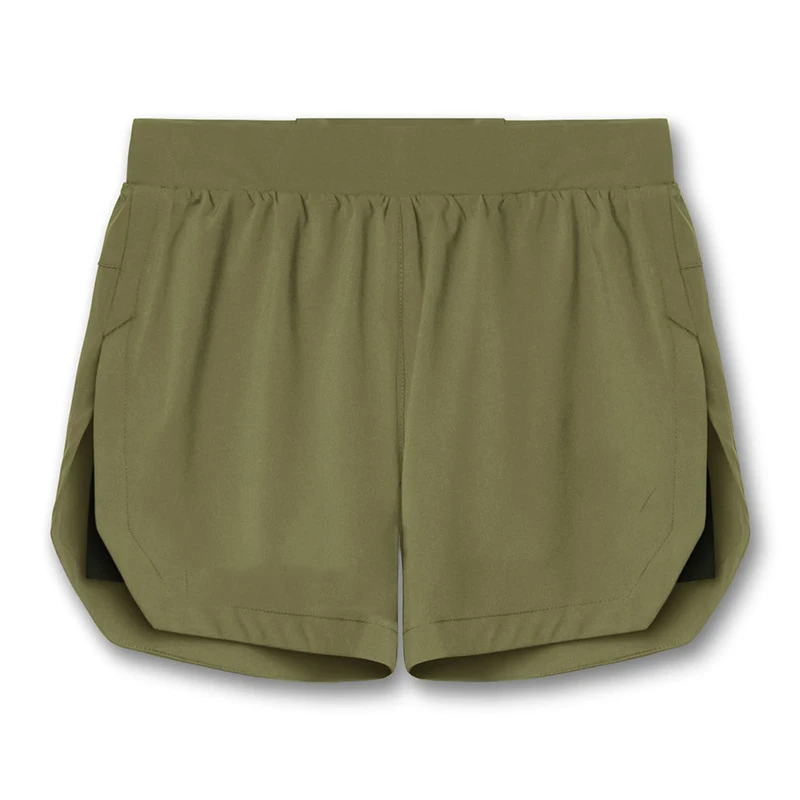 Summer Sports Shorts Fashion Brand Quick Dry Double Layer Casual Shorts Men's Outdoor Running Fitness Basketball Pants