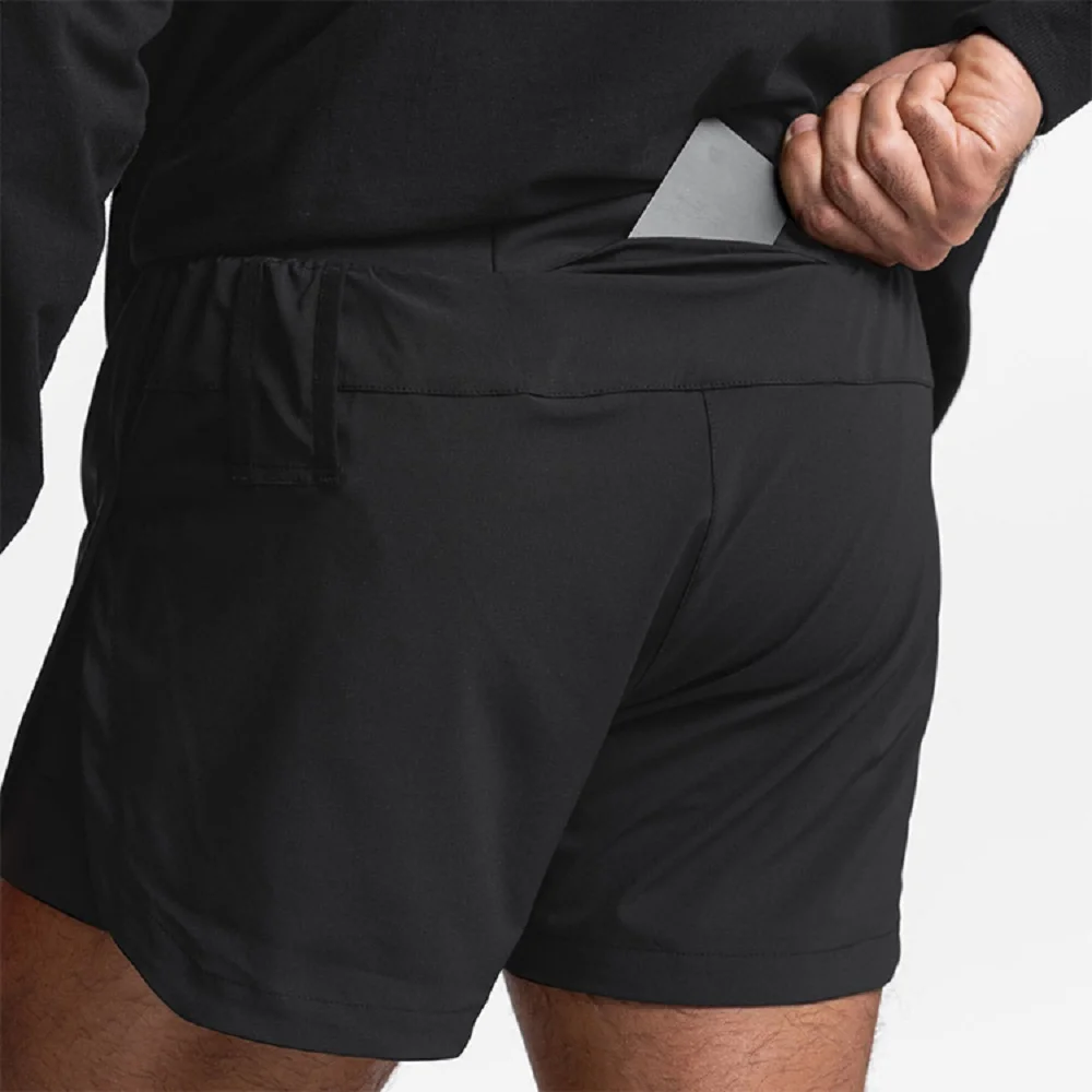 Summer Sports Shorts Fashion Brand Quick Dry Double Layer Casual Shorts Men's Outdoor Running Fitness Basketball Pants
