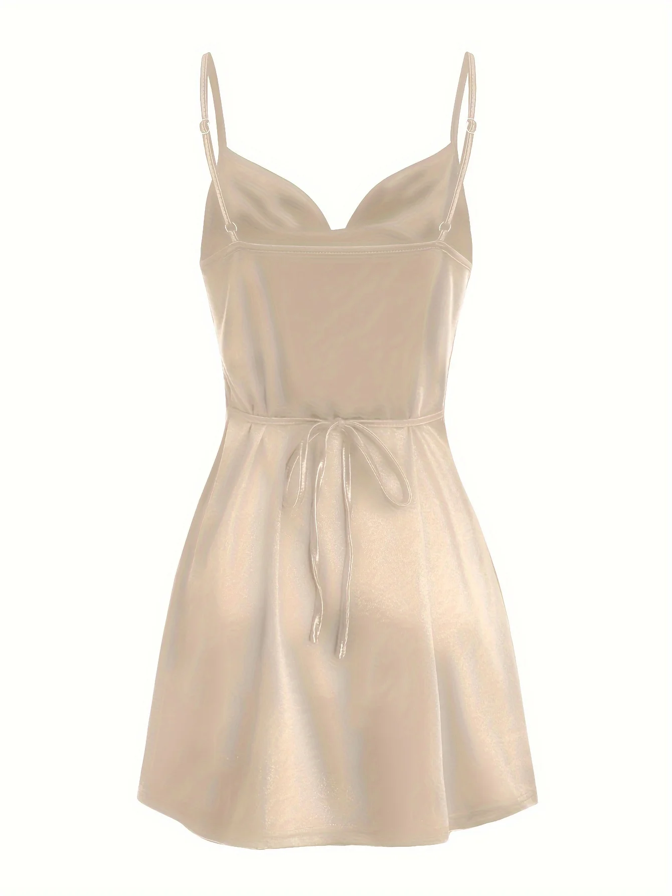 2024 Lady Va Voom Satin Hip Suspender Dress Women's