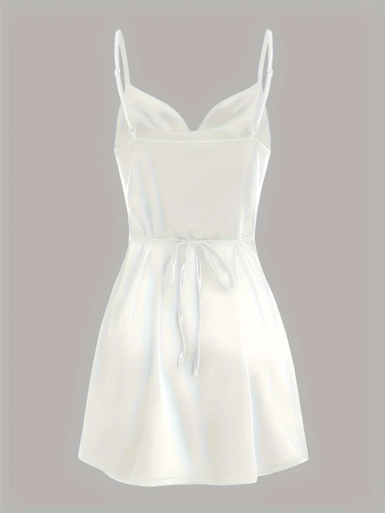 2024 Lady Va Voom Satin Hip Suspender Dress Women's