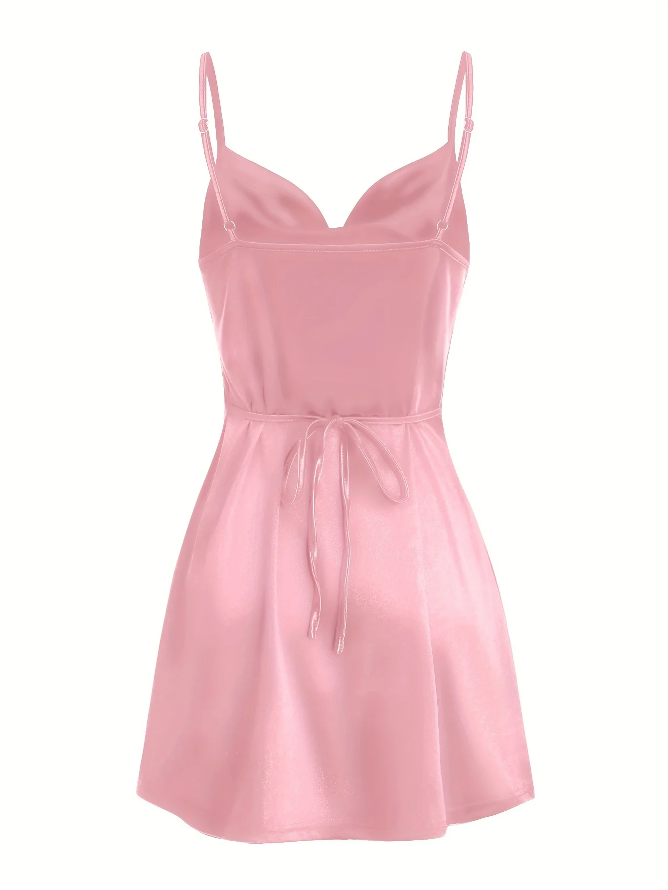 2024 Lady Va Voom Satin Hip Suspender Dress Women's