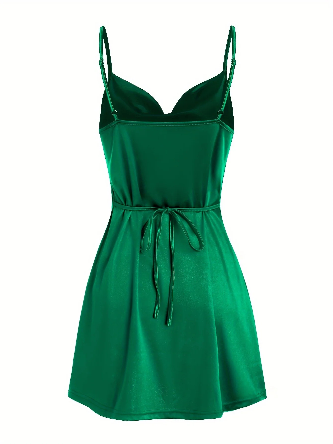 2024 Lady Va Voom Satin Hip Suspender Dress Women's