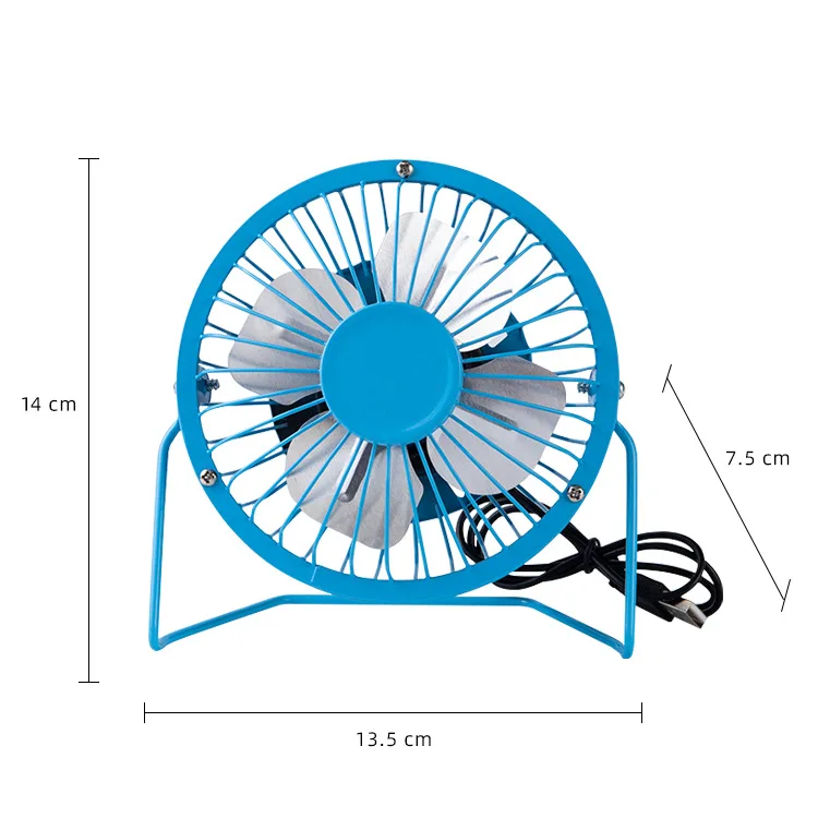 4-inch USB Strong Wind Silent MINI Fan Desk 360 Degree Rotatable Summer Cooling Portable Fan for Laptop Notebook Ofiice