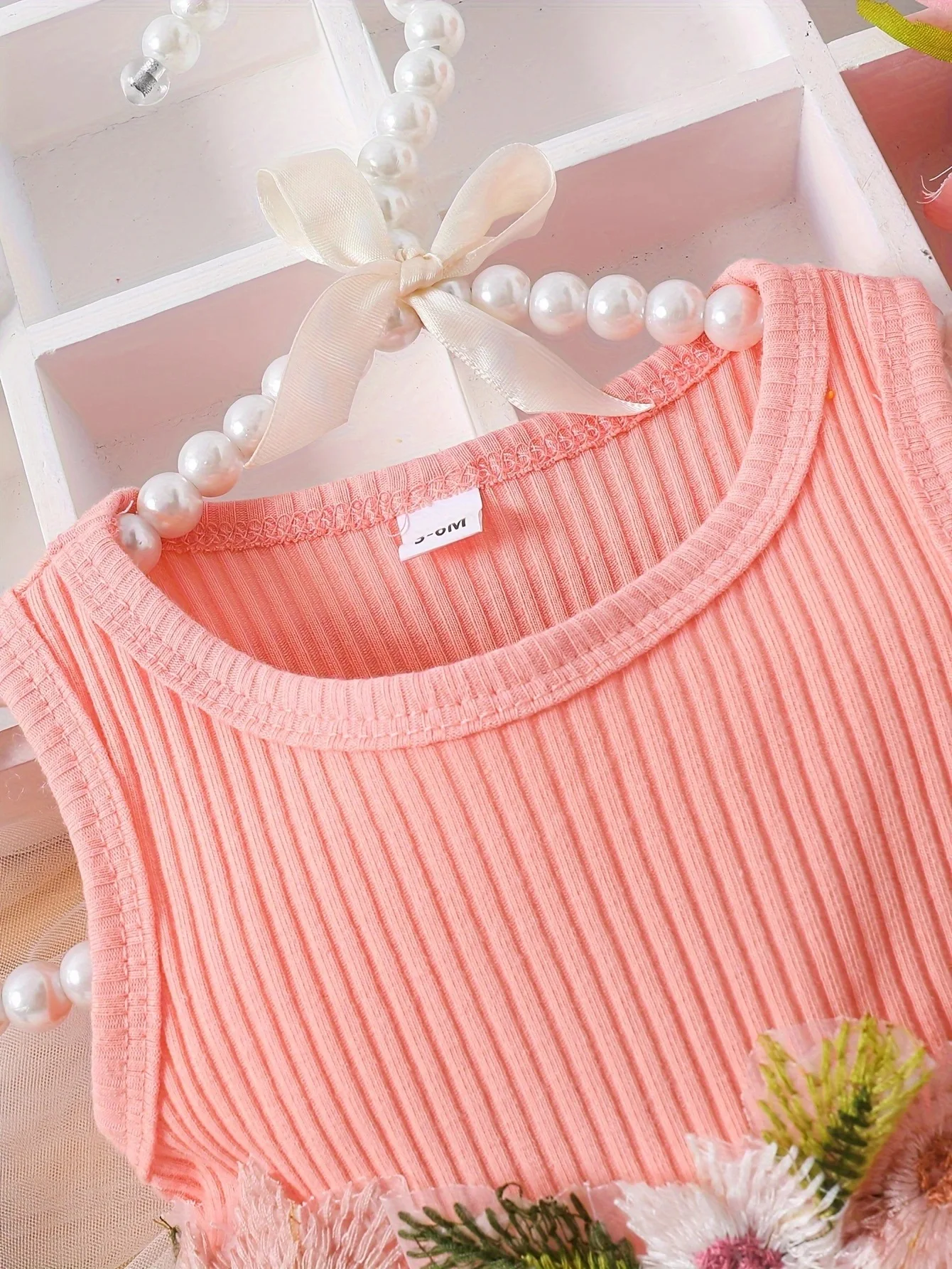 Baby and toddler girls summer sleeveless waist flower patchwork mesh sweet dress