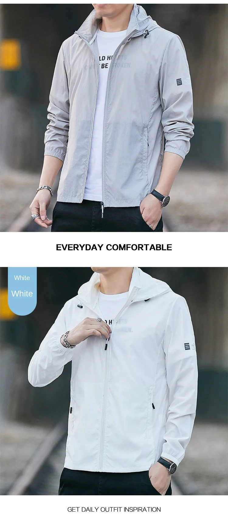 Fashionable and trendy new hot selling sun protection clothing, lightweight and breathable, couple's cold and super strong UV pr