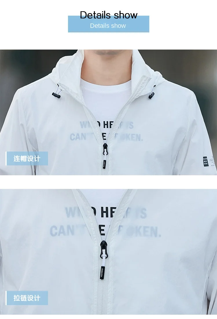 Fashionable and trendy new hot selling sun protection clothing, lightweight and breathable, couple's cold and super strong UV pr