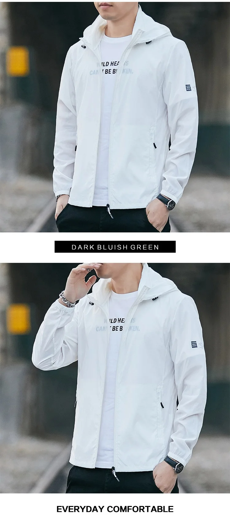 Fashionable and trendy new hot selling sun protection clothing, lightweight and breathable, couple's cold and super strong UV pr