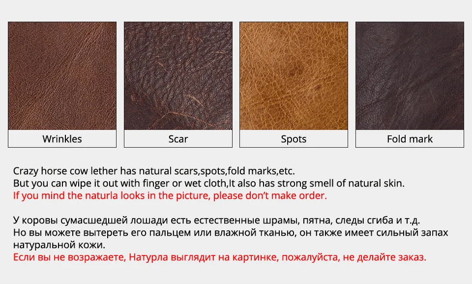 HUMERPAUL Genuine Leather Trifold Short Wallet for Mens High Quality Zipper Coin Pocket Slim RFID Card Holder Money Bags