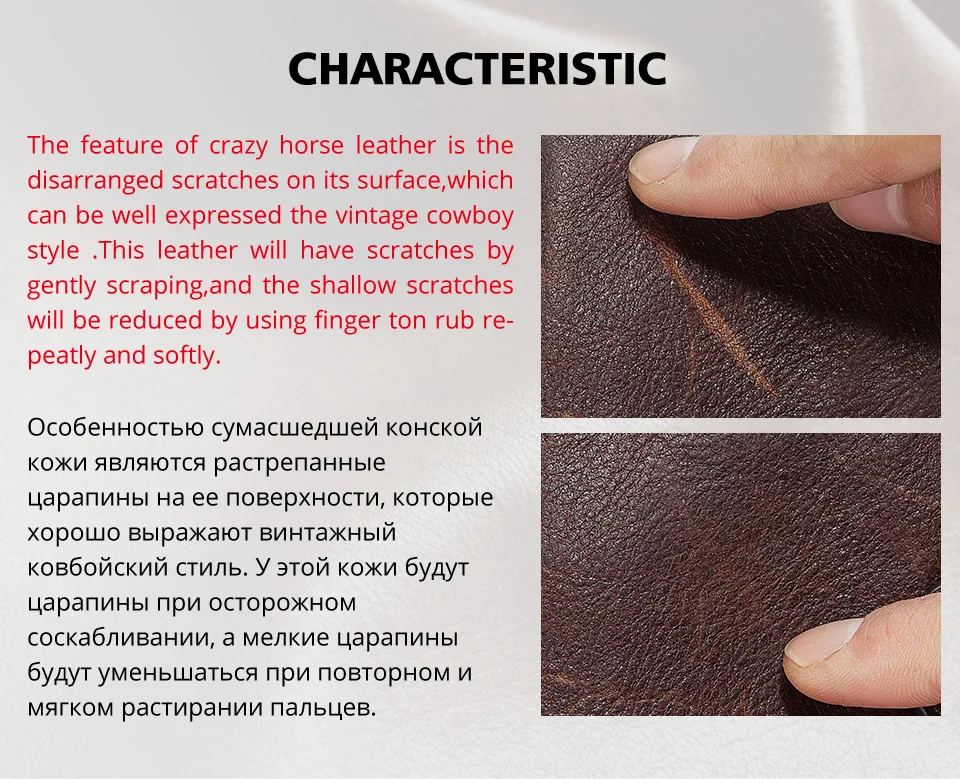 HUMERPAUL Genuine Leather Trifold Short Wallet for Mens High Quality Zipper Coin Pocket Slim RFID Card Holder Money Bags