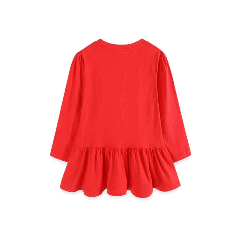 Jumping Meters 2-7T Long Sleeve Girls T Shirts With Skirts Bag Print For 2-7 Years Children's Blouses Kids Tees Tops Autumn Wear