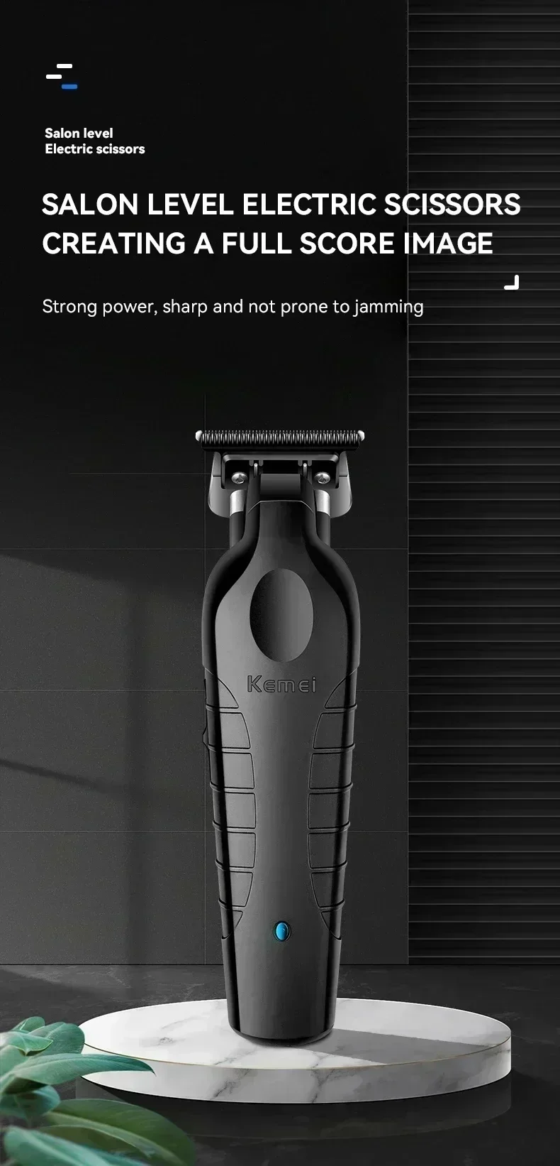 Kemei Professional Hair Clipper Kit Electric Shaver Male Hair Cutting Machine Machine Hair Clipper Kit for Men Electric Trimmer