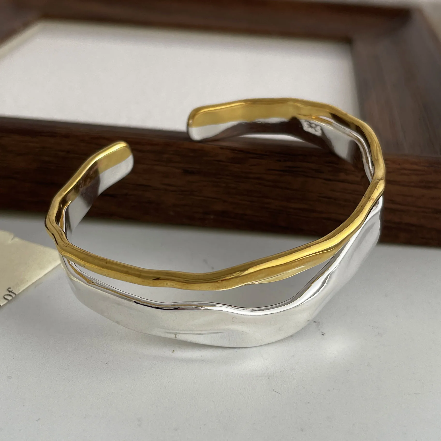 925 Sterling Silver Bracelets for Women Men Chain Accessories Trend Vintage Simple Gold Gold Layered Pendant Party Jewelry Gift