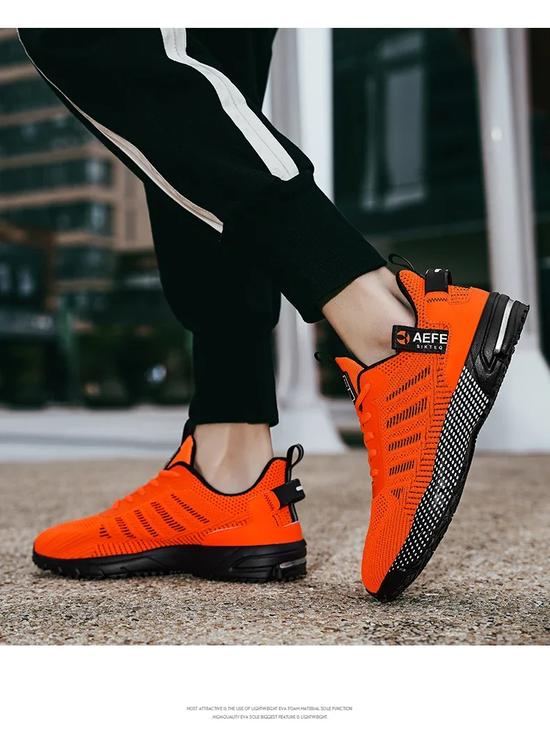 YRZL Men's Shoes Lightweight Running Shoes New Breathable Outdoor Sports Footwear Comfortable Athletic Training Sneakers for Men