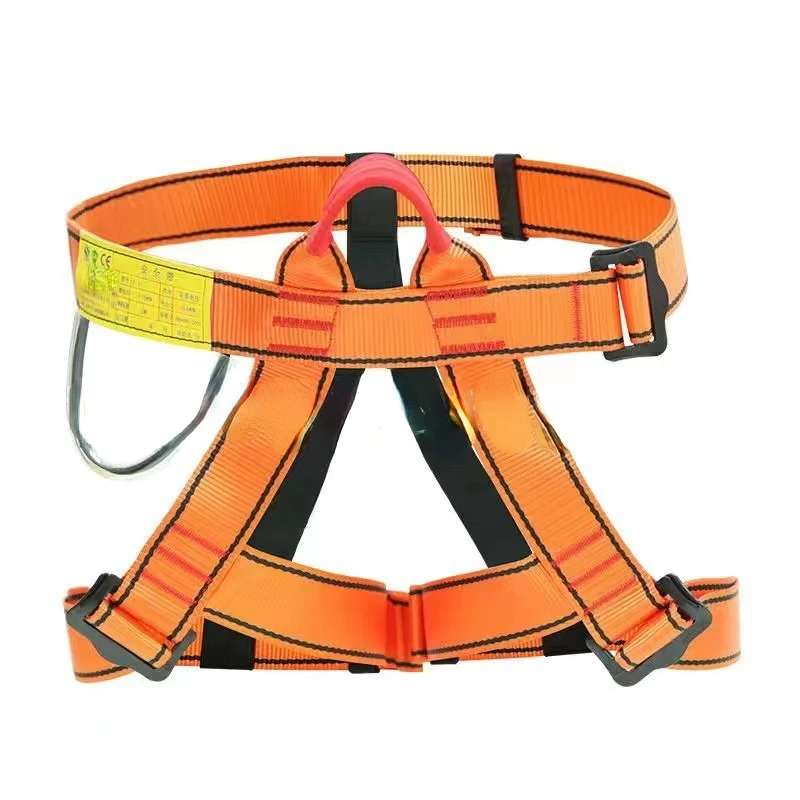 Aerial Work Safety Harness with Lanyard on Back Construction Protection High-altitude Rock Climbing Outdoor Harness Safe Rope