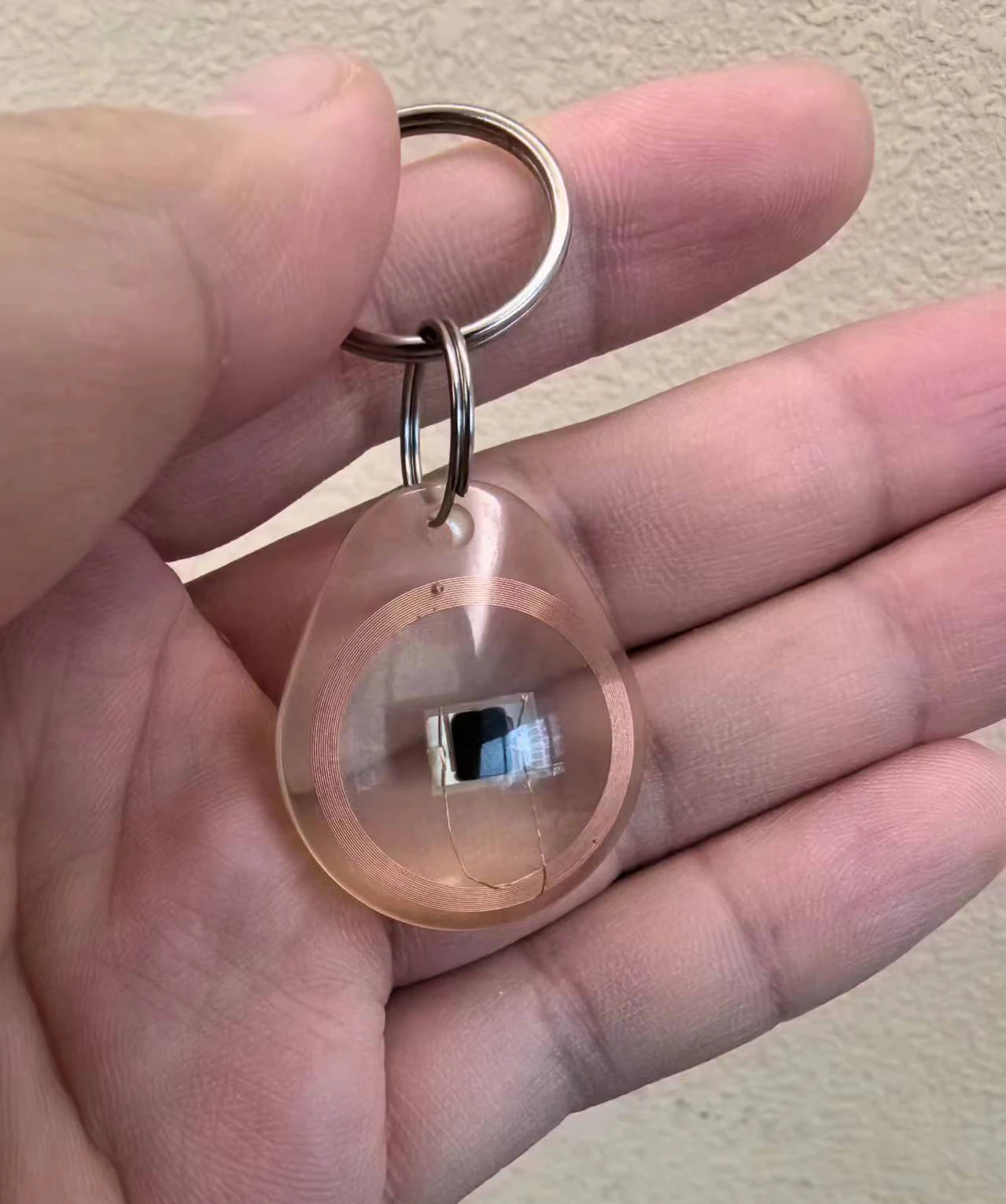 RFID Keychain Token 13.56mhz CUID Changeable Wet Inlay NFC Tag Sector 0 Block 0 UID Rewritable For NFC Andriod MCT Copy Clone