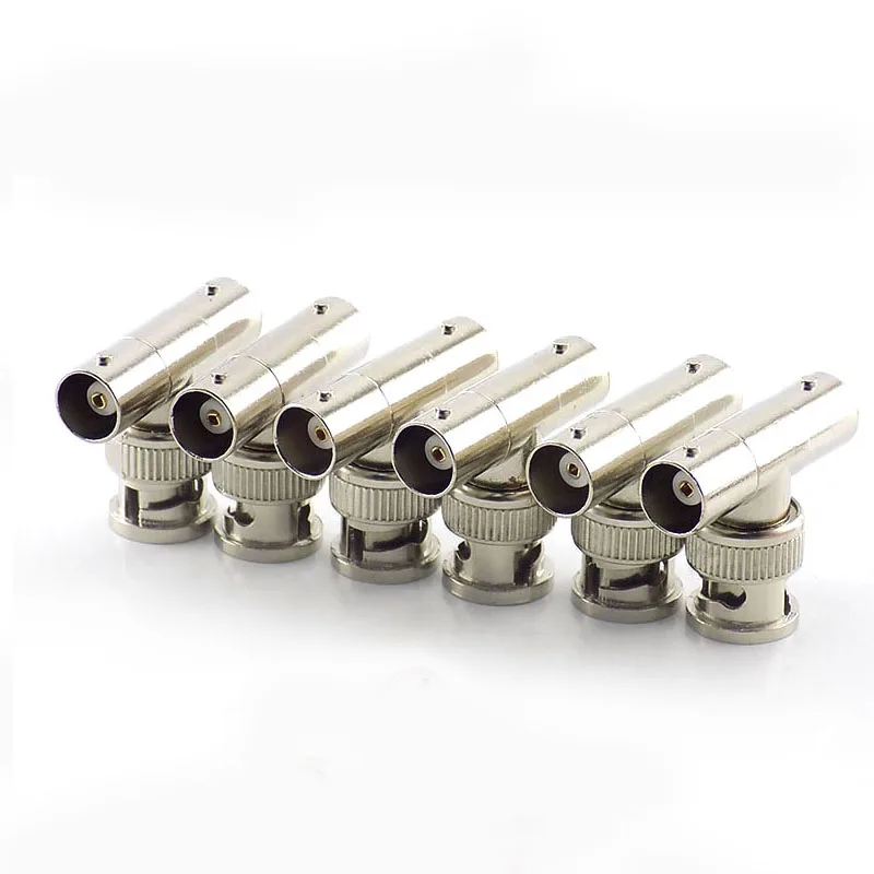 BNC Tee Monitor Coaxial Adaptor 1 In 2 BNC Male To 2 * BNC Female Video Connector Two Female To One Male T-adaptor