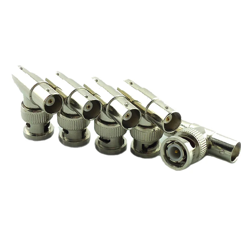 BNC Tee Monitor Coaxial Adaptor 1 In 2 BNC Male To 2 * BNC Female Video Connector Two Female To One Male T-adaptor
