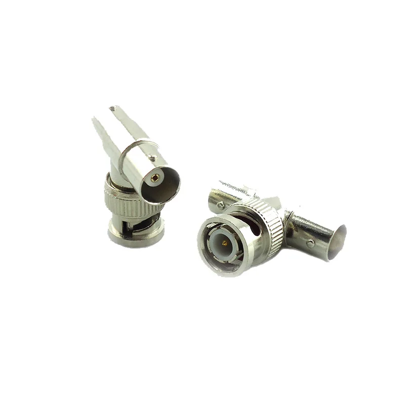 BNC Tee Monitor Coaxial Adaptor 1 In 2 BNC Male To 2 * BNC Female Video Connector Two Female To One Male T-adaptor