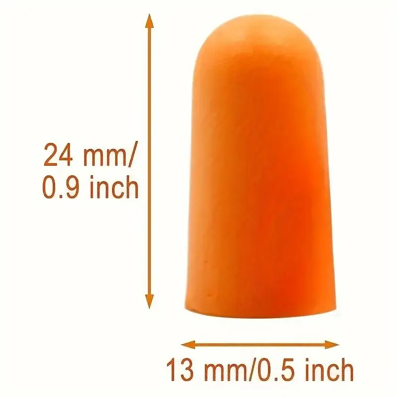10/20/50Pairs Anti Noise Earplugs Work Study Sleep Travel Aircraft Noise Reduction Soft Foam Earplugs Separately Packaged