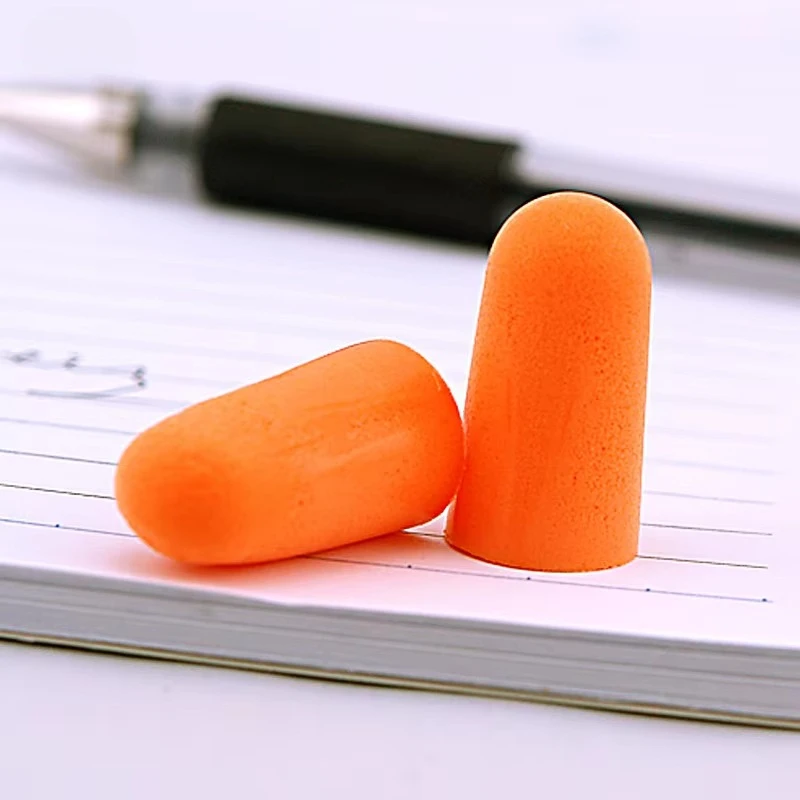 10/20/50Pairs Anti Noise Earplugs Work Study Sleep Travel Aircraft Noise Reduction Soft Foam Earplugs Separately Packaged