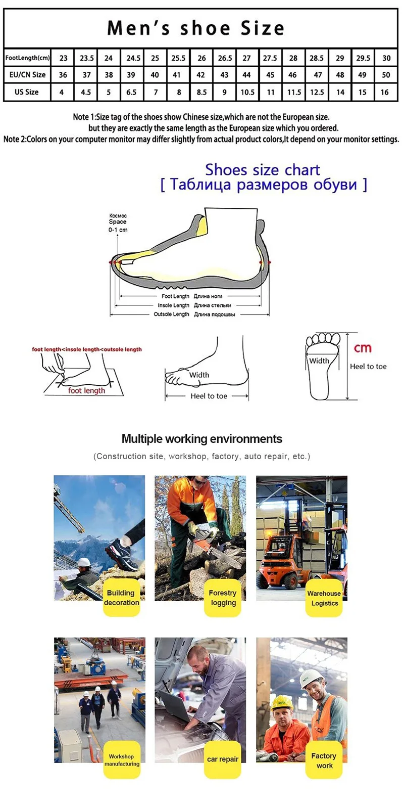 Mens Breathable Lightweight Anti-smash Anti-slip Protective Safety Shoes Cheap Safety Shoes Anti Stabbing Anti Odor Steel Shoes