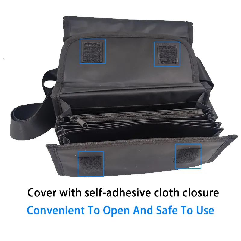 Multi-Function Waiter's Purse Portable Multi Pocket Driver Waist Wallet Fanny Pack For Cash Receipt Bills Coins Organizer Safe