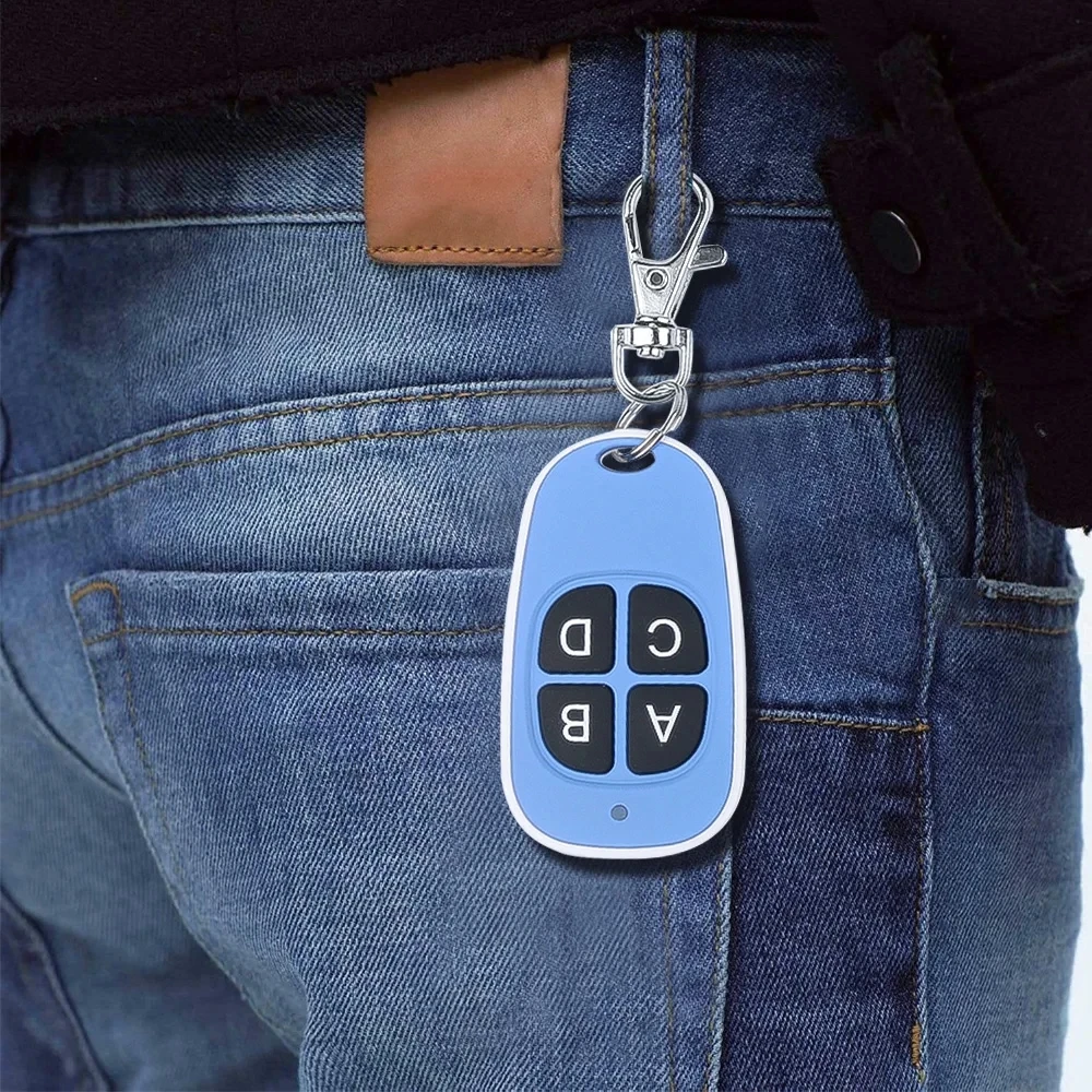 433MHz Garage Door Remote Control 4 Keys Copy Universal Remote Control Cloning Electric Gate Remote Controller Duplicator Key