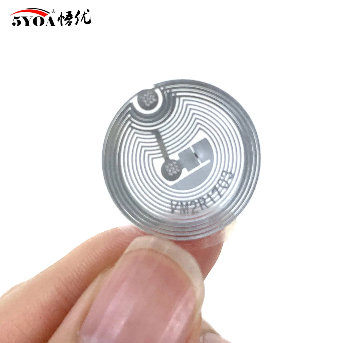 5YOA 10/50Pcs 25MM 13.56mhz UID Changeable S50 1K Sticker Wet Inlay RFID Tag Sector 0 Block 0 Rewritable Blank Card Copy Clone