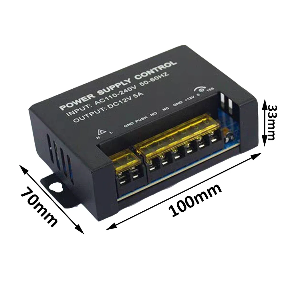 DC 12V Door Access Control System Switch Power Supply 3A 5A AC 100~240V For Electric Lock RFID Fingerprint Access Control System
