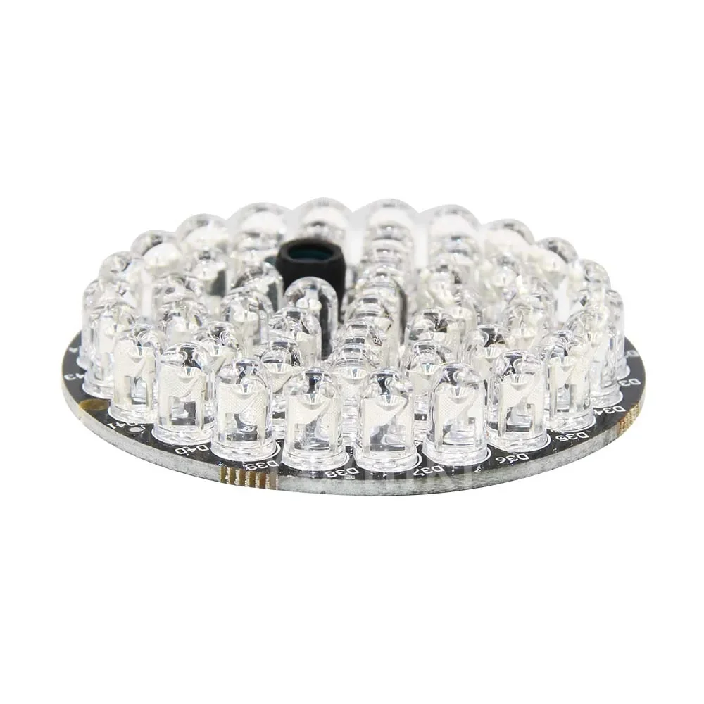 Yumiki 48pcs-LED 850nm Illuminator IR Infrared Board Night Vision Light Lamp For 50 CCTV Camera housing