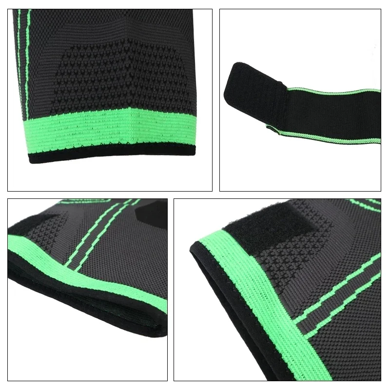 2 Pcs Knee Pads Sports Support Braces for Men & Women Arthritis Joints Protector Compression Sleeve Fitness Kneepad