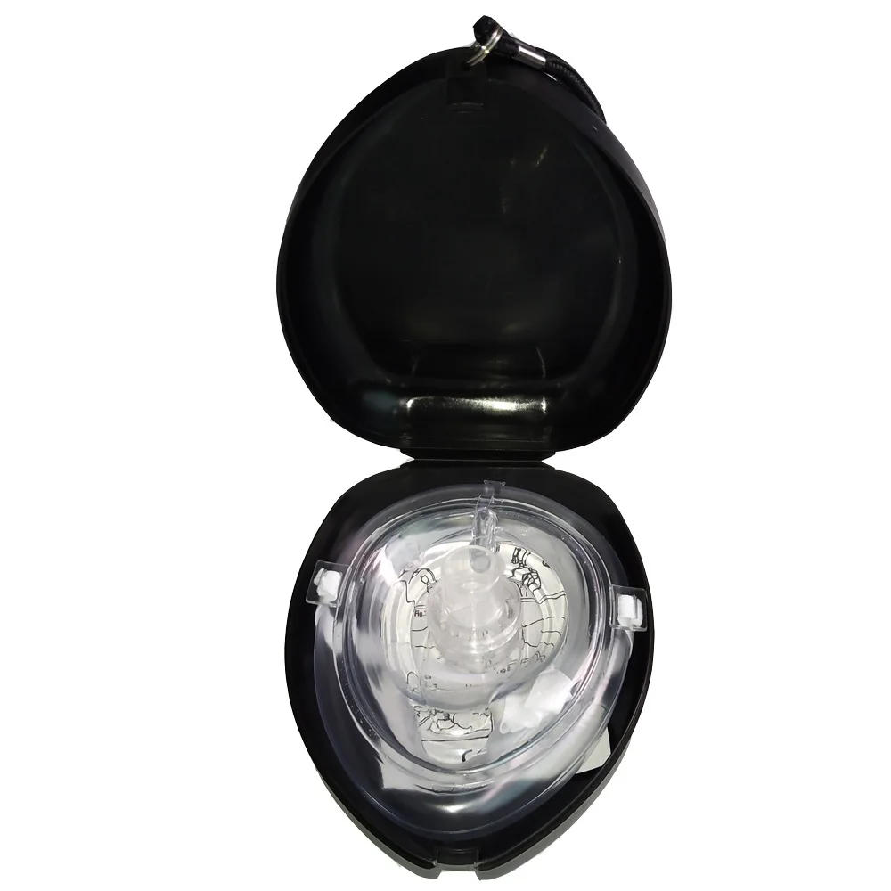 Reusable professional emergency cardiopulmonary resuscitation breathing mask to protect rescue personnel with artificial respira