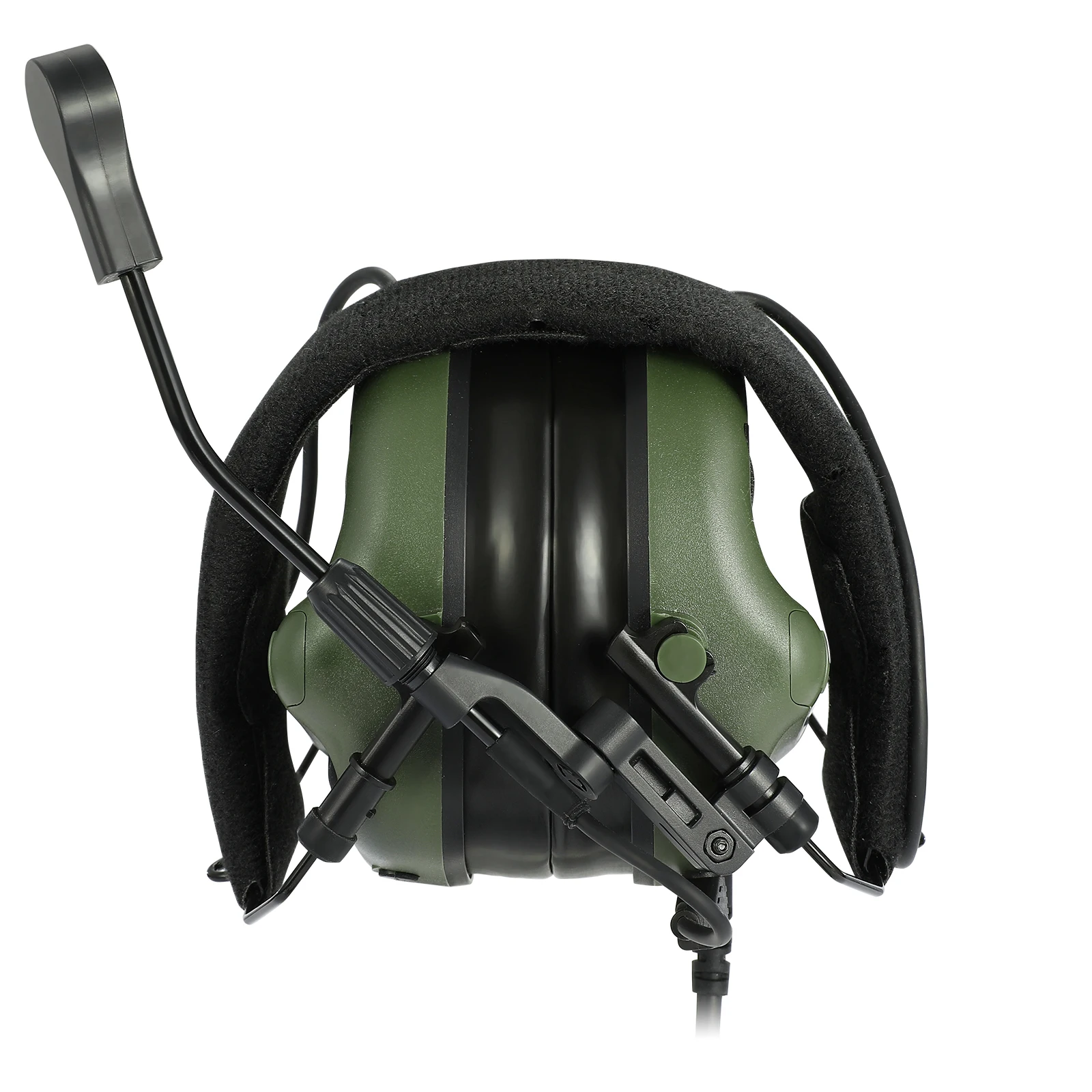 2026 NEW YHKEMA E70 Shooting Earmuffs Tactical Noise Reduction Headset with Helmet ARC Rail Adapter with Kenwood PTT Adapter