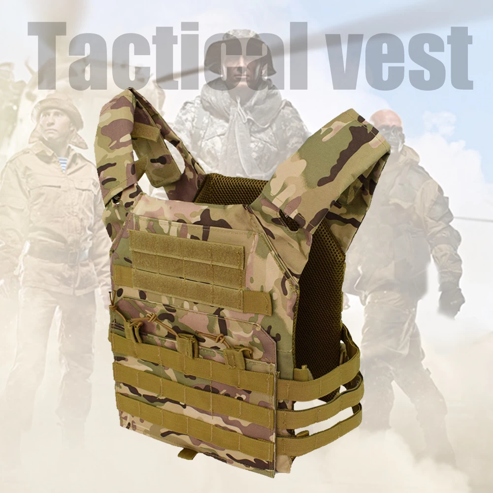 Tactical Vest Waterproof Outdoor Body Armor Lightweight JPC Molle Plate Carrier Hunting Vest CS Game Jungle Security Equipment