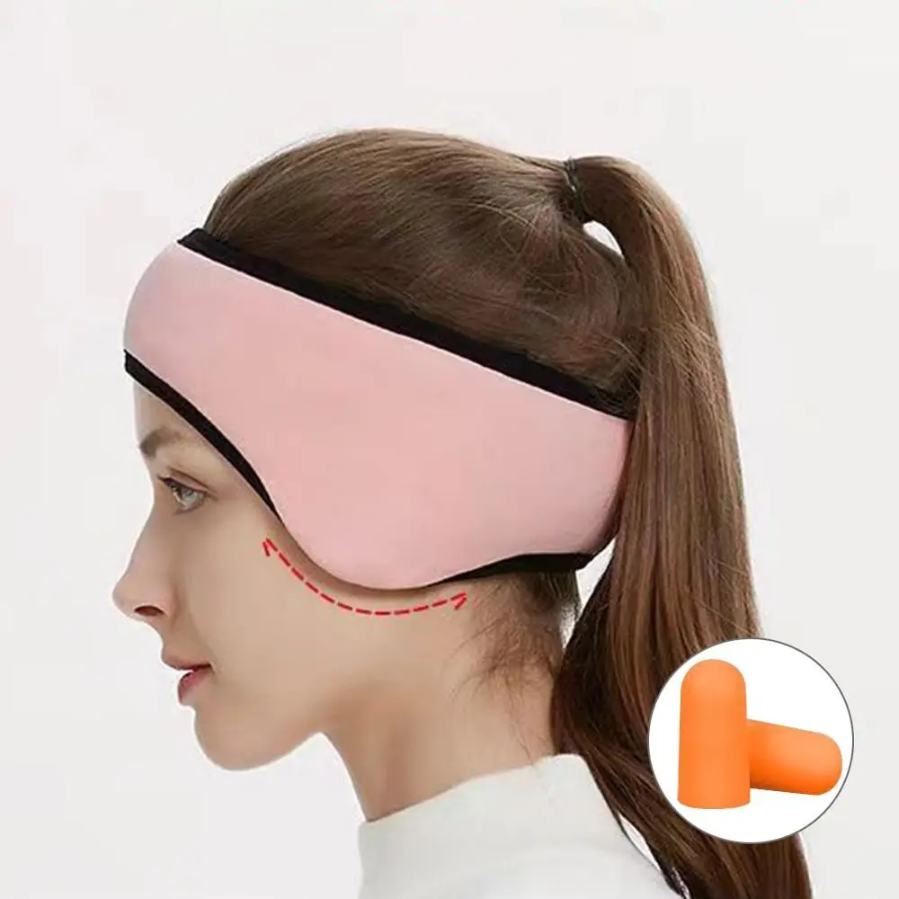 Adjustable Noise Cancellation Three Layers Ear Muffs Sleep Mask Sleeping Relaxing Blackout Mask