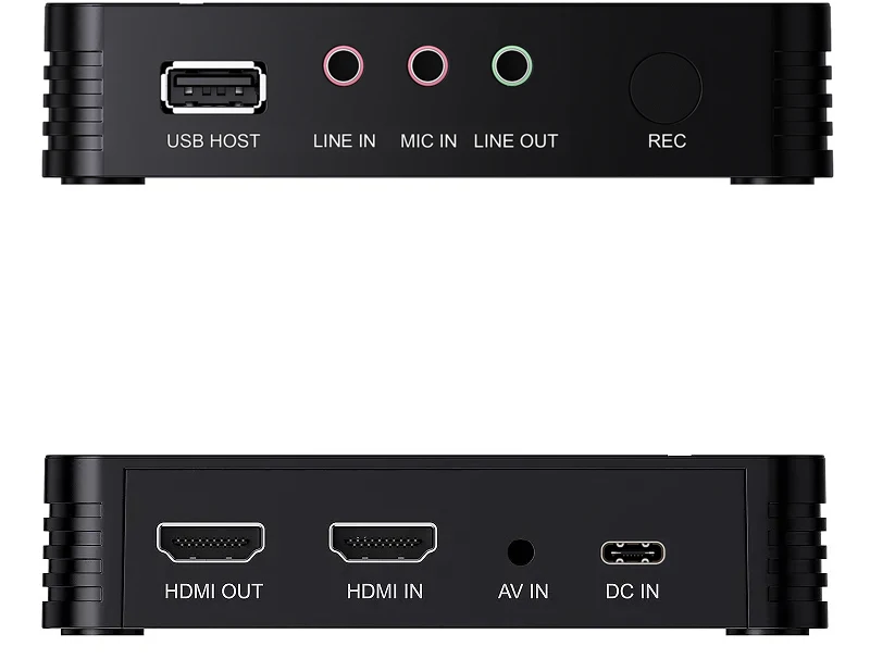 Ezcap288Q HDMI AV Video Capture Card 1080P 60Hz Recording Game Recorder One Key Record To USB U Flash Disk Mic Line in 4K60Hz In