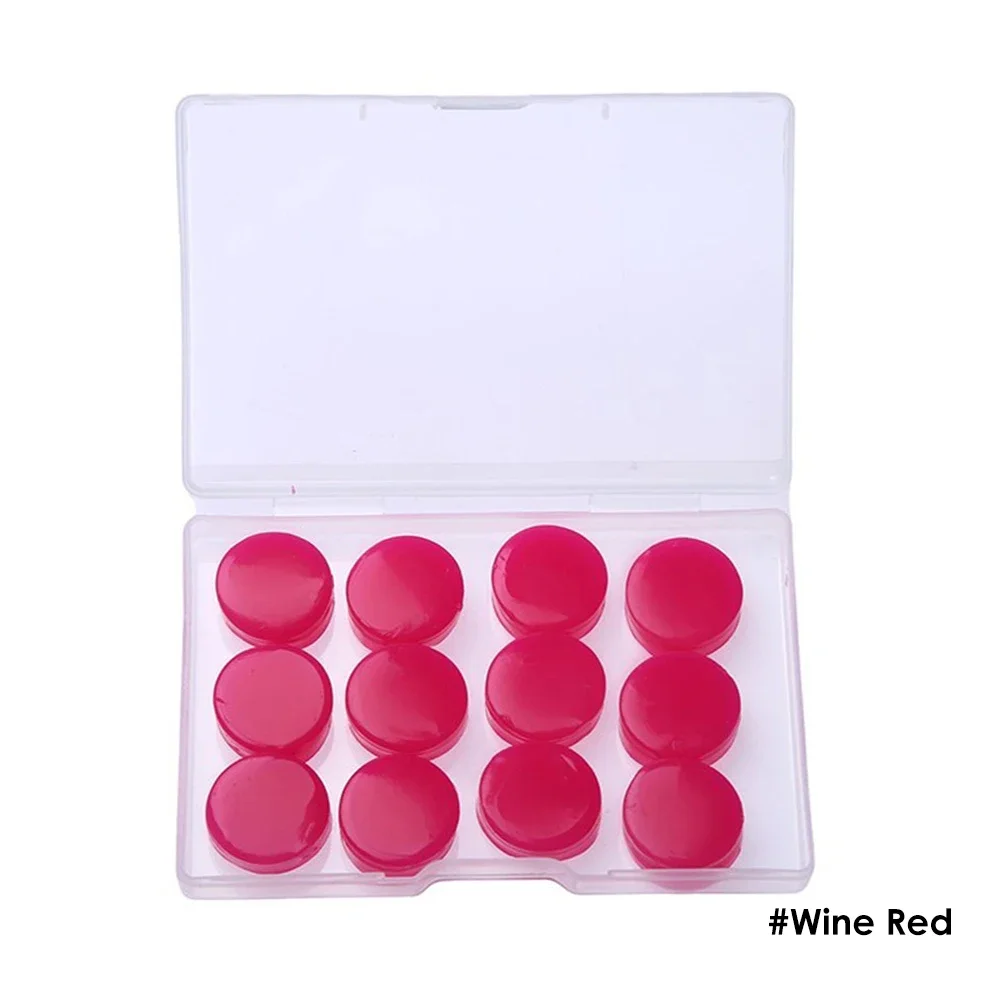 12Pcs Silicone Sleeping Ear Plugs Noise Reduction Anti Snore Sound Insulation Earplug Sleep Ear Protection Reusable Ear Plugs