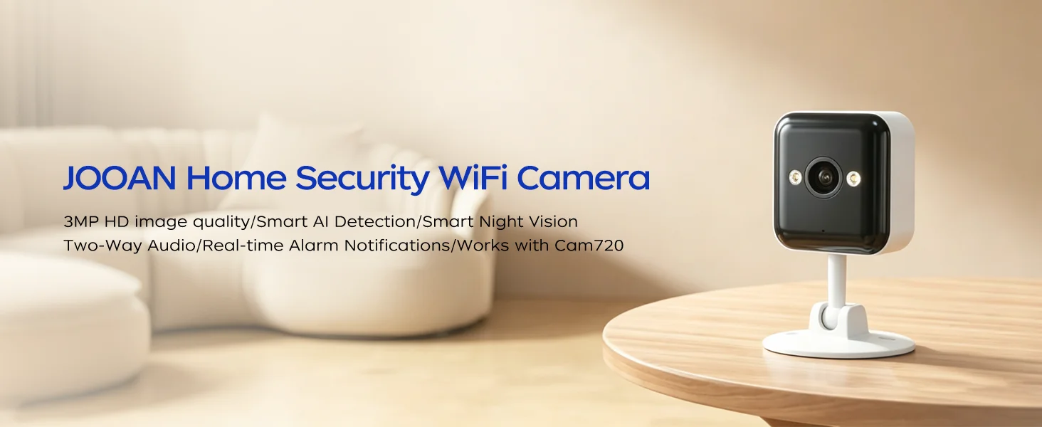 JOOAN 3MP Wifi Surveillance Camera Outdoor 5X Zoom Auto-Tracking mini IP Camera Home Security CCTV Video Surveillance