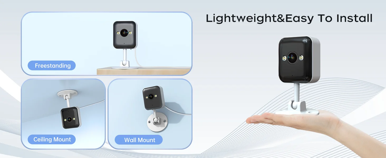 JOOAN 3MP Wifi Surveillance Camera Outdoor 5X Zoom Auto-Tracking mini IP Camera Home Security CCTV Video Surveillance
