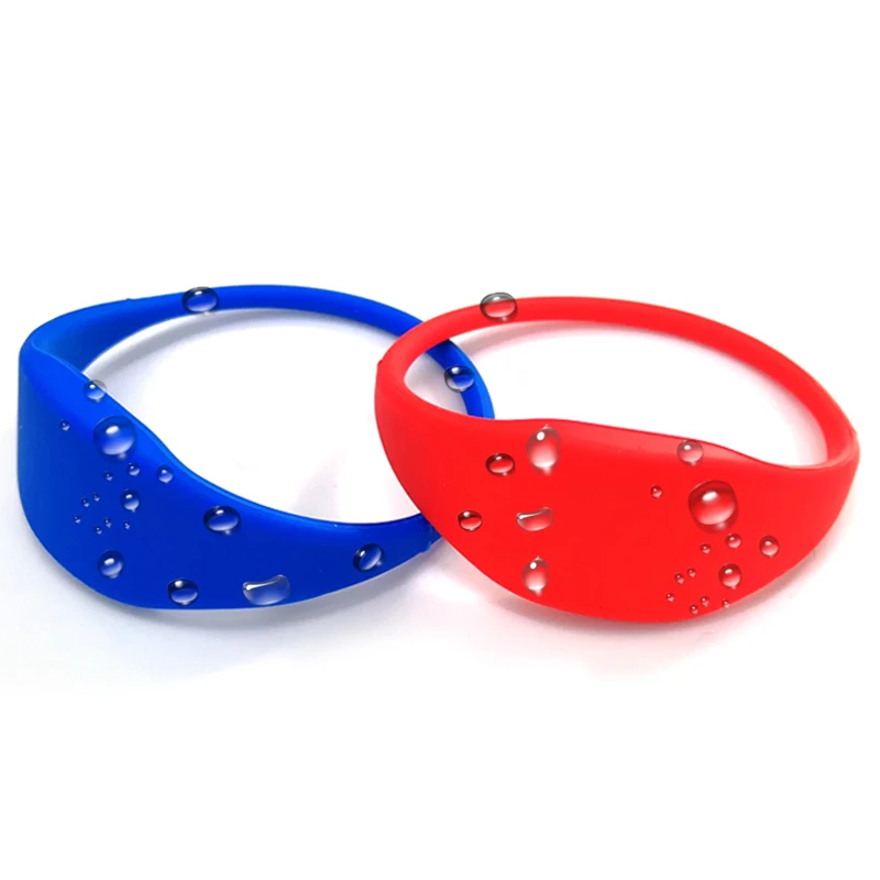 13.56MHZ M1 S50 Classic 1K RFID Silicone Wristband 14443A Bracelet