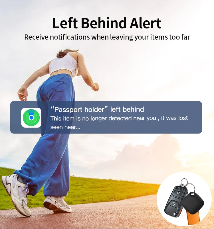 1/2/ 4pcs Anti-lose Security Finder Tracker Smart Tag for Apple Find My Bluetooth GPS Tracker For Luggage Key IOS MFi Finder