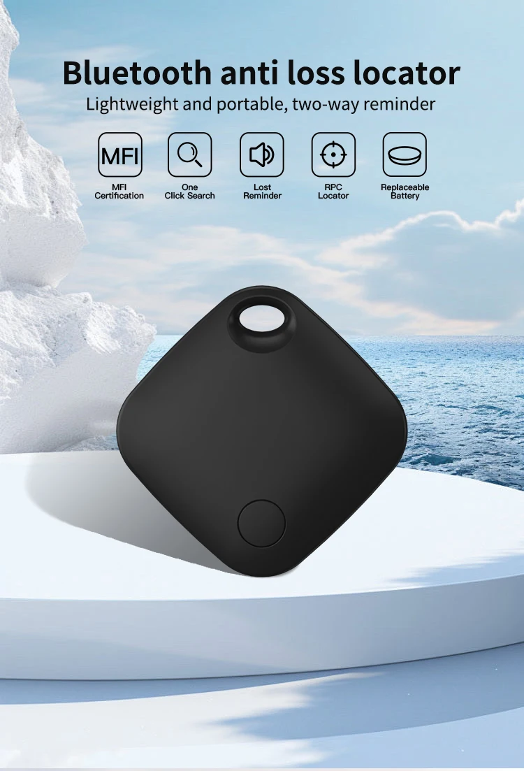 1/2/ 4pcs Anti-lose Security Finder Tracker Smart Tag for Apple Find My Bluetooth GPS Tracker For Luggage Key IOS MFi Finder