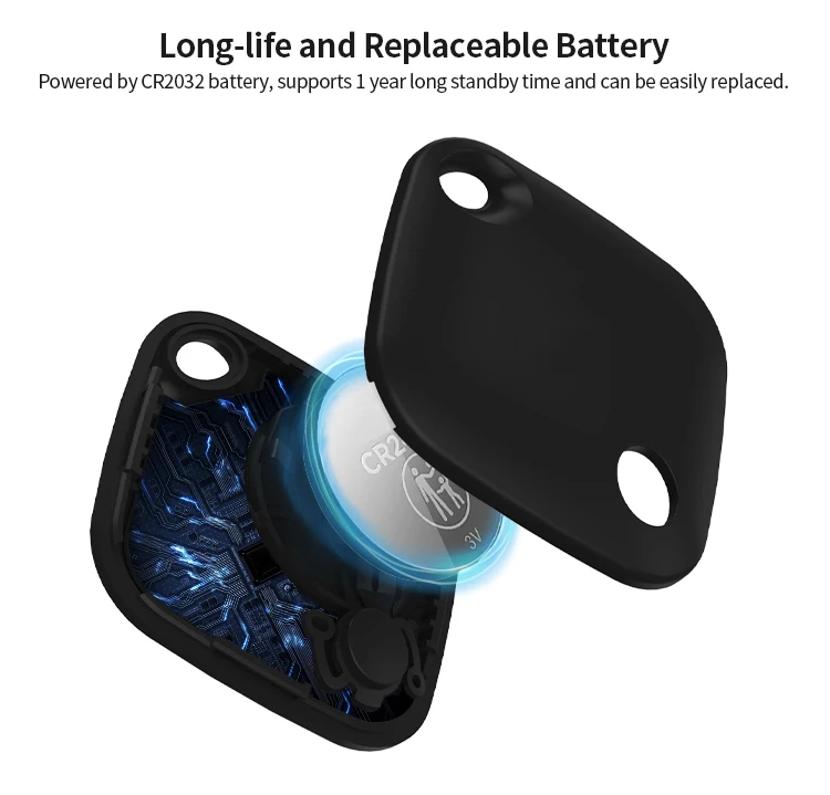 1/2/ 4pcs Anti-lose Security Finder Tracker Smart Tag for Apple Find My Bluetooth GPS Tracker For Luggage Key IOS MFi Finder