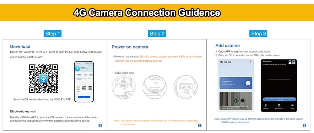 4G Camera With Sim Card 8MP 4K Dual Lens Dual Screen Two-Way Audio Indoor Baby Monitor IP Camera CCTV Surveillance Home Security