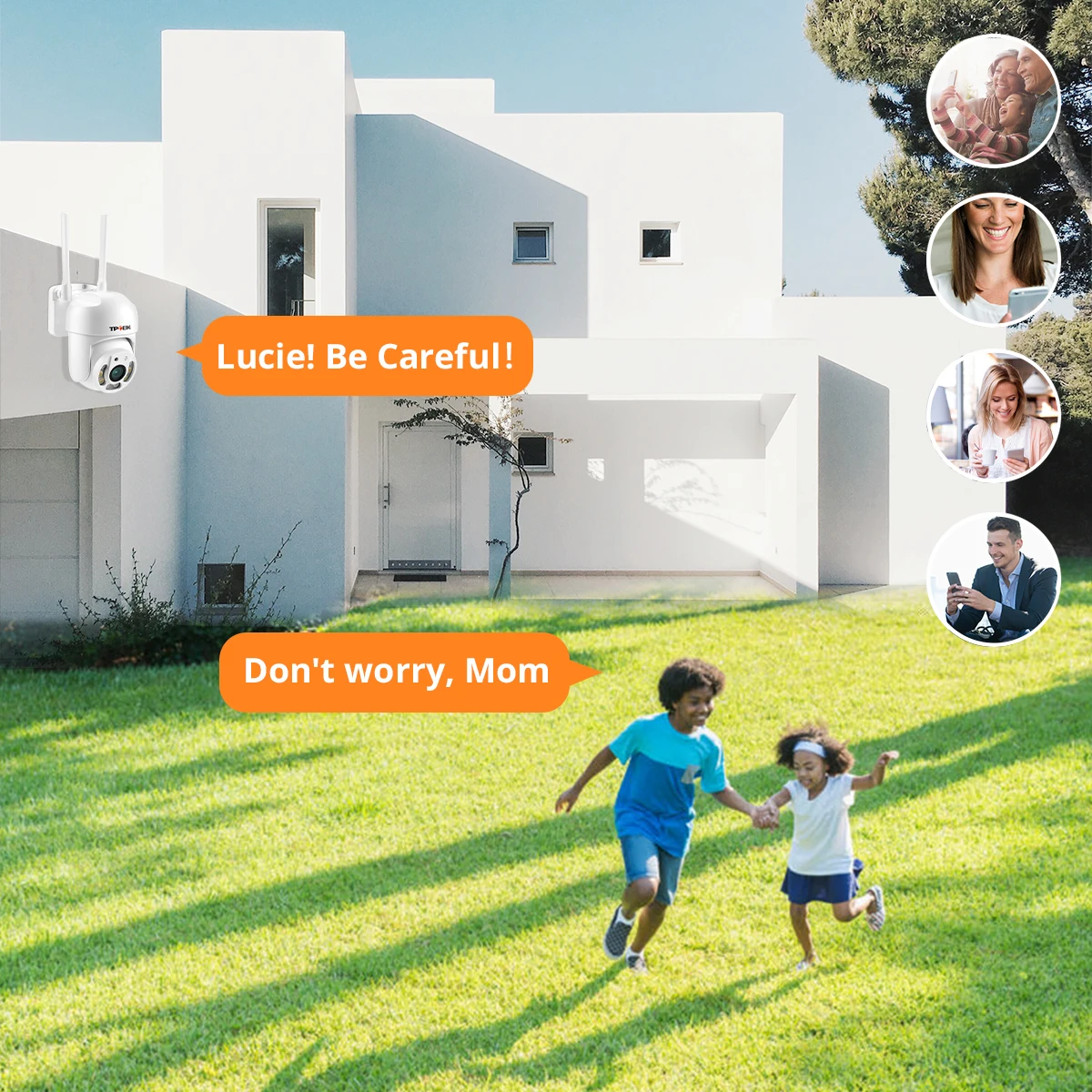 5MP Wifi PTZ IP Camera 5x Digital Zoom AI Human Detection Outdoor Wireless Surveillance CCTV IP Camera Security Protection ICSee