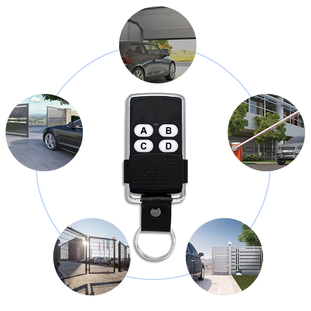 2025 New Universal Garage Door Remote Control 280MHz-868MHz Multi-Frequency Duplicator Clone 433.92MHz Rolling Code Gate Key Fob